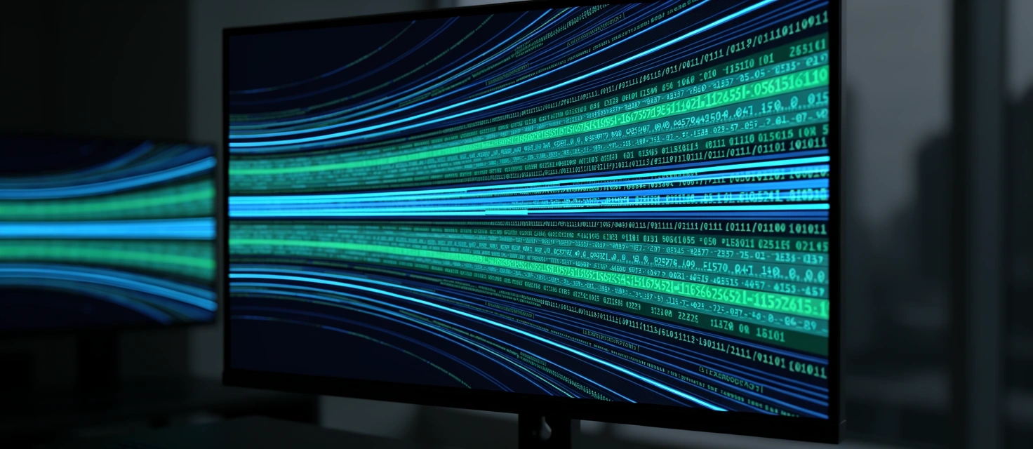 Visual representation of secure data streaming